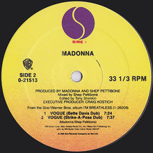 Load image into Gallery viewer, Madonna : Vogue (12", Maxi)
