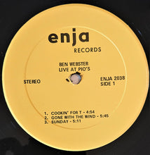 Load image into Gallery viewer, Ben Webster : Live At Pio's (LP)