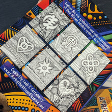 Load image into Gallery viewer, Coloring the African Diaspora - Adinkra Symbol Edition