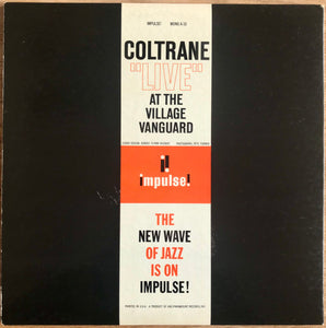 Coltrane* : "Live" At The Village Vanguard (LP, Album, Mono, RP)