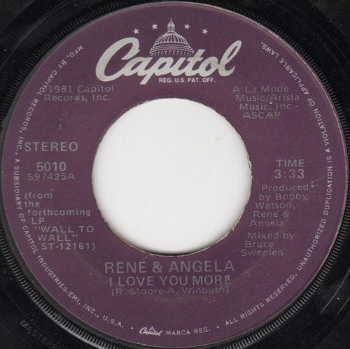 René & Angela : I Love You More (7