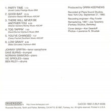 Load image into Gallery viewer, Johnny Griffin : Studio Jazz Party (CD, Album, Ltd, RE, RM)
