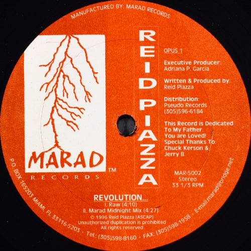 Reid Piazza : Revolution / Alright (12