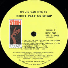 Load image into Gallery viewer, Melvin Van Peebles : Don't Play Us Cheap (Original Cast &amp; Soundtrack Album) (2xLP, Album, Son)
