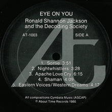 Load image into Gallery viewer, Ronald Shannon Jackson And The Decoding Society : Eye On You (LP, Album)
