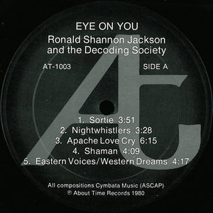 Ronald Shannon Jackson And The Decoding Society : Eye On You (LP, Album)