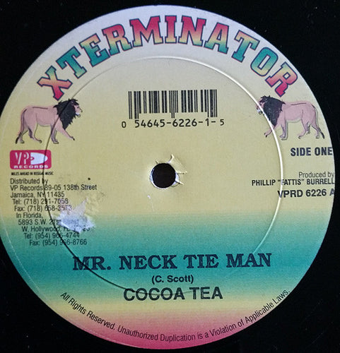 Cocoa Tea / Sizzla : Mr. Neck Tie Man / King Of The Earth (12