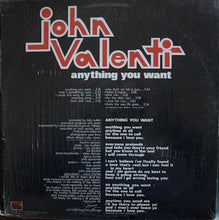 Load image into Gallery viewer, John Valenti : Anything You Want (LP, Album)
