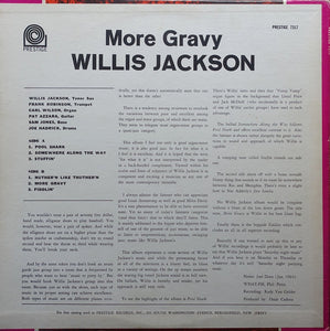 Willis Jackson : More Gravy (LP, Album, Mono)