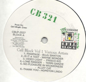 Various : Cell Block Vol 1 (LP, Comp)