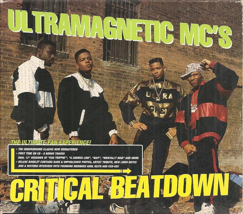 Ultramagnetic MC's : Critical Beatdown (CD, Album, Club, RE, RM)