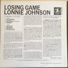 Load image into Gallery viewer, Lonnie Johnson (2) : Losing Game (LP, Album)
