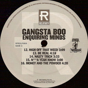 Gangsta Boo : Enquiring Minds (2xLP, Album, Promo)