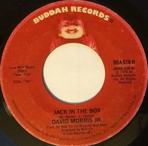 David Morris, Jr.* : Midnight Lady Pt. II / Jack In The Box (7", Single)