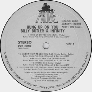 Billy Butler & Infinity (13) : Hung Up On You (LP, Album, Promo)