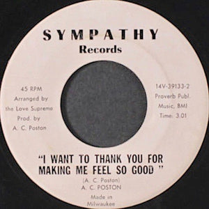 A. C. Poston : You Were Made For Me / I Want To Thank You For Making Me Feel So Good (7", Single)