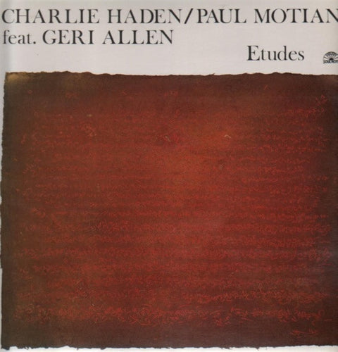 Charlie Haden / Paul Motian Feat. Geri Allen : Etudes (LP, Album)