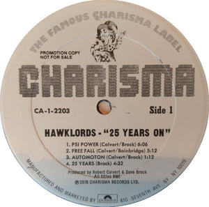 Hawklords : 25 Years On (LP, Album, Promo)