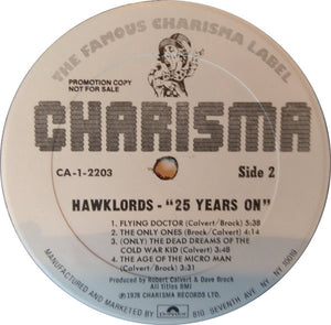 Hawklords : 25 Years On (LP, Album, Promo)