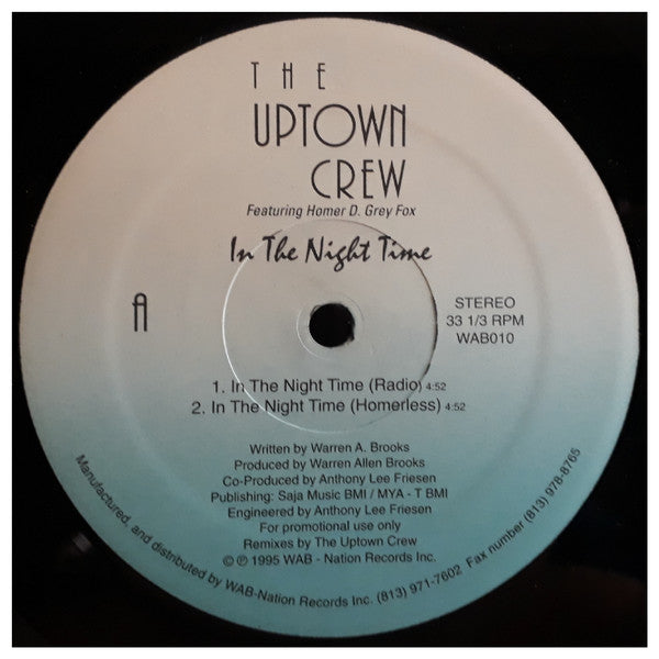 The Uptown Crew (2) : In The Night Time (12