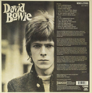 David Bowie : David Bowie (LP, Album, Mono, Blu + LP, Album, Red + RSD, Comp,)