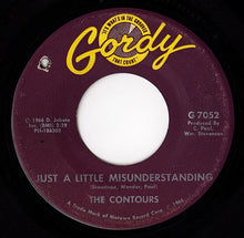 Load image into Gallery viewer, The Contours : Just A Little Misunderstanding (7&quot;, Single, Mono, Nas)
