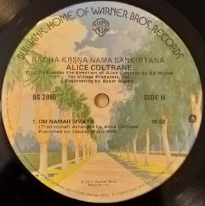 Alice Coltrane : Radha-Krsna Nama Sankirtana (LP, Album, Jac)