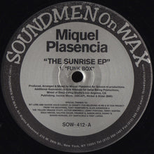 Load image into Gallery viewer, Miguel Plasencia : The Sunrise EP (12", EP)
