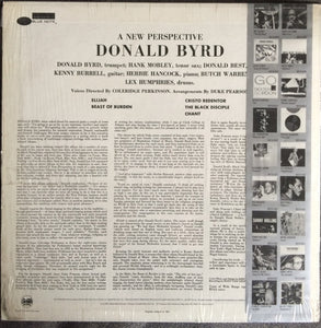 Donald Byrd : A New Perspective (LP, Album, RE, RM, DMM)