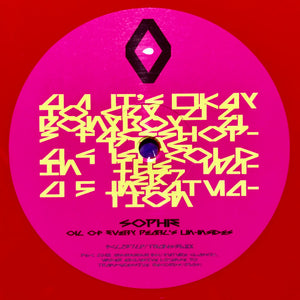 Sophie (42) : Oil Of Every Pearl's Un-Insides (LP, Album, Red)