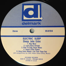 Load image into Gallery viewer, Sleepy John Estes : Electric Sleep (LP, Album)
