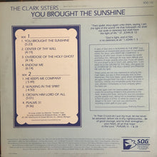 Load image into Gallery viewer, The Clark Sisters : You Brought The Sunshine (LP, Album)
