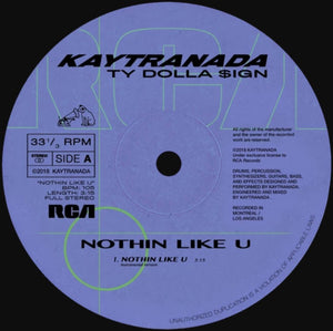 Kaytranada : Nothin Like U / Chances (12", EP)