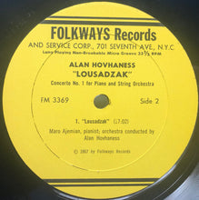 Load image into Gallery viewer, Charles Ives / Alan Hovhaness, The Walden String Quartet, Maro Ajemian : 2nd String Quartet / "Lousadzak" Concerto No. 1 For Piano &amp; String Orchestra (LP)
