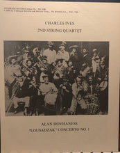 Load image into Gallery viewer, Charles Ives / Alan Hovhaness, The Walden String Quartet, Maro Ajemian : 2nd String Quartet / "Lousadzak" Concerto No. 1 For Piano &amp; String Orchestra (LP)
