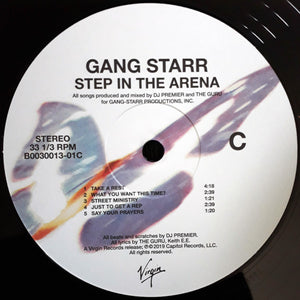 Gang Starr : Step In The Arena (2xLP, Album, RE, 180)