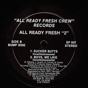 All Ready Fresh "2" : Fresh With Style (12")