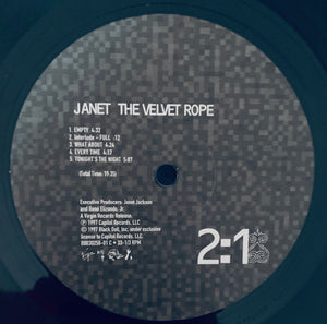 Janet Jackson : The Velvet Rope (2xLP, Album, RE)