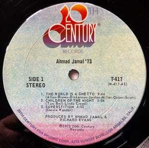 Ahmad Jamal : Ahmad Jamal '73 (LP, Album, Ter)