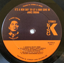 Load image into Gallery viewer, James Brown : It's A New Day So Let A Man Come In (LP, Album)
