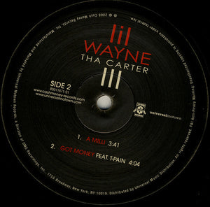 Lil Wayne : Tha Carter III (Vol.1) (2xLP)