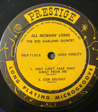 Load image into Gallery viewer, The Red Garland Quintet : All Mornin' Long (LP, Album, Mono)
