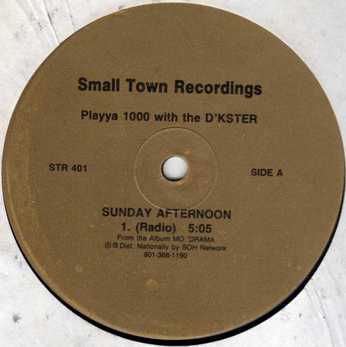 Playya 1000 With The D'Kster : Sunday Afternoon (12
