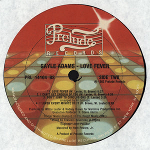 Gayle Adams : Love Fever (LP, Album)