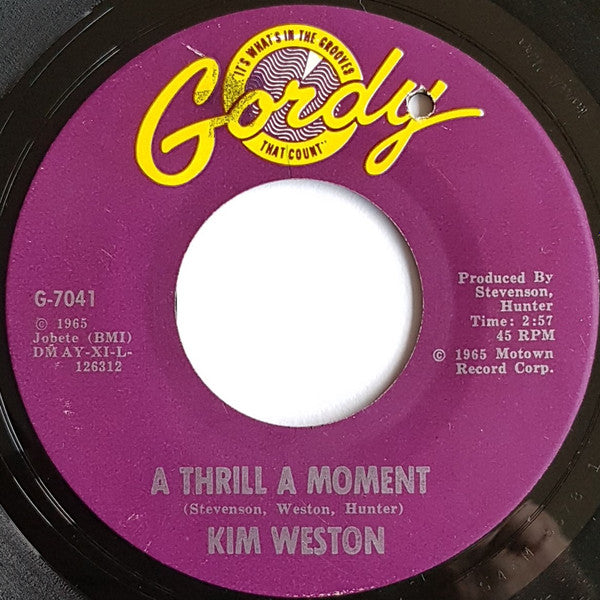 Kim Weston : A Thrill A Moment (7