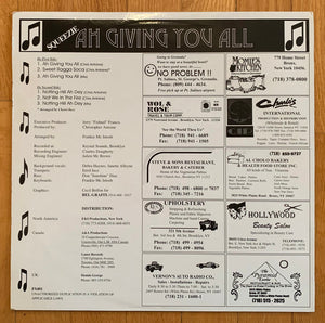 Squeezie : Ah Giving You All (12")