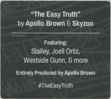 Load image into Gallery viewer, Apollo Brown &amp; Skyzoo : The Easy Truth (LP, Album, Ltd, RP, Cle)
