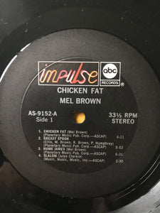 Mel Brown : Chicken Fat (LP, Album, RE, Gat)