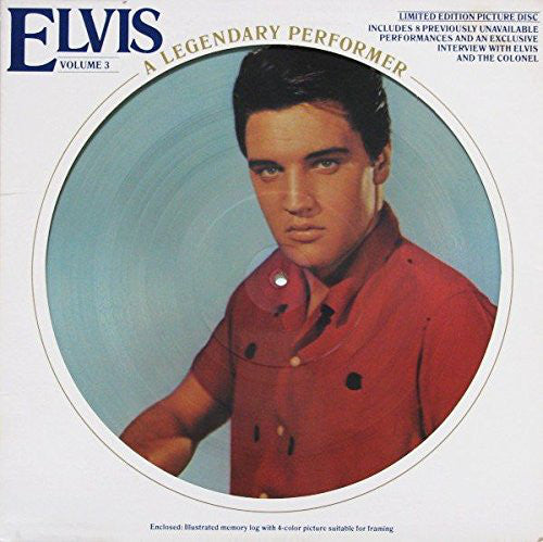 Elvis Presley : A Legendary Performer - Volume 3 (LP, Comp, Ltd, Pic)