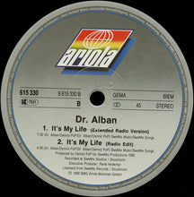 Load image into Gallery viewer, Dr. Alban : It's My Life (12", Maxi)
